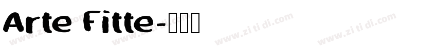 Arte Fitte字体转换